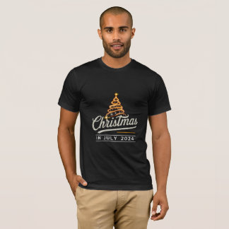 Christmas In July 2024 Shirt, Summer Santa Claus T-Shirt