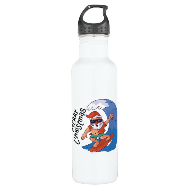 Christmas in July 710 Ml Water Bottle (Front)