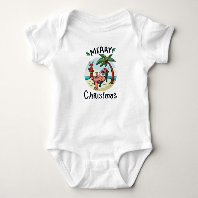 Christmas in July Baby Bodysuit (Front)