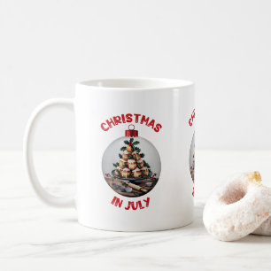 Christmas In July, Bauble Profiteroles Coffee Mug
