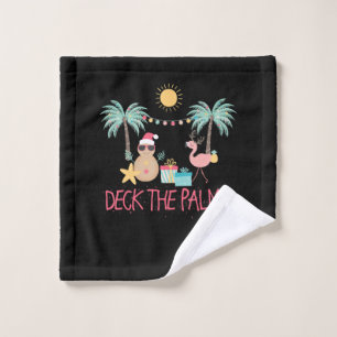 Christmas In July Beach Cruise Vacation Beach Wash Cloth
