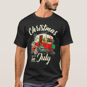 Christmas In July Camping  Camping T-Shirt