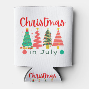 Christmas in july can cooler