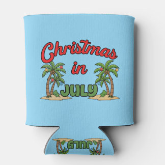 Christmas In July Can Cooler