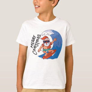 Christmas in July Card Classic Round Sticker Napki T-Shirt