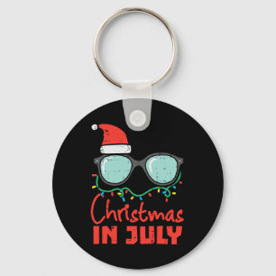 Christmas In July Eye Gles Xmas Summer Women Men K Key Ring