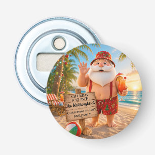 Christmas in July Family BBQ Bottle Opener