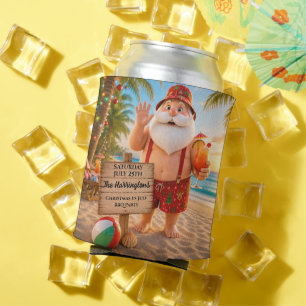 Christmas in July Family BBQ  Can Cooler