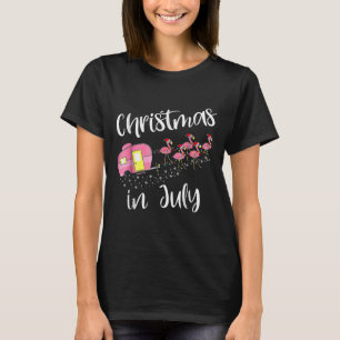 Christmas In July Flamingo Nk T-Shirt