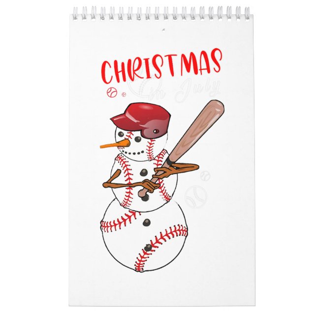 Christmas in July Flip Flops Summer Vacation Beach Calendar (Cover)