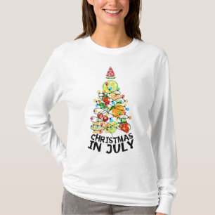 Christmas In July fruit Xmas Tree Summer Men Women T-Shirt