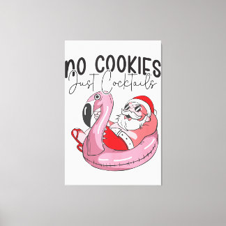 Christmas In July Funny Summer Xmas  Canvas Print