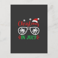 Christmas in July Funny Xmas Santa Vacation Summer