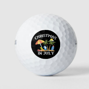 Christmas In July Golf Balls