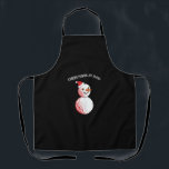 Christmas in July Golf Snowman Summer Vacation  Apron<br><div class="desc">Christmas in July Golf Snowman Summer Vacation</div>