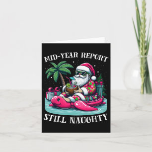 Christmas In July Hawaiian Naughty Christma July X Card