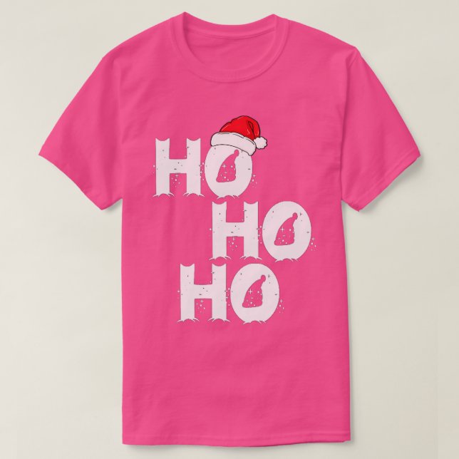 Christmas In July   Hipster Santa Ho Ho Hold My Be T-Shirt (Design Front)