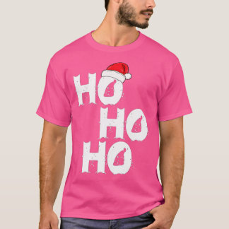Christmas In July   Hipster Santa Ho Ho Hold My Be T-Shirt
