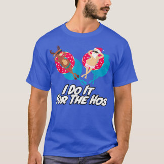 Christmas In July I Do It For The Hos Santa Vacati T-Shirt