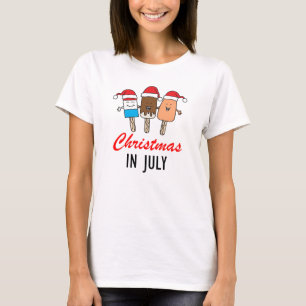 Christmas In July Ice Pops Cute T-Shirt