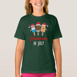 Christmas In July Ice Pops Cute T-Shirt