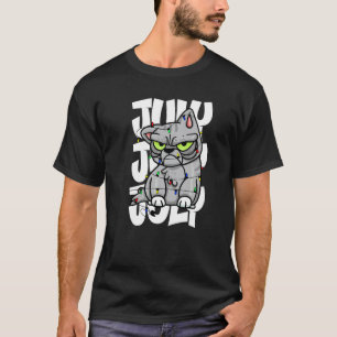 Christmas In July Mad Cat Men Women Kids T-Shirt
