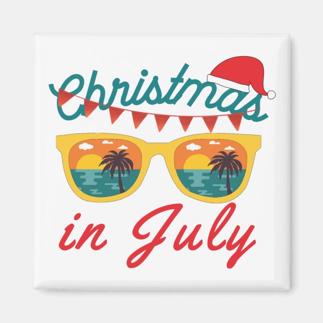 Christmas In July Magnet (Front)