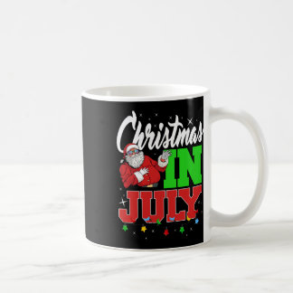 Christmas In July Merry Christmas Summer Funny San Coffee Mug