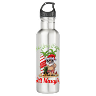 Christmas In July - Mid Year Report Still Naughty 710 Ml Water Bottle
