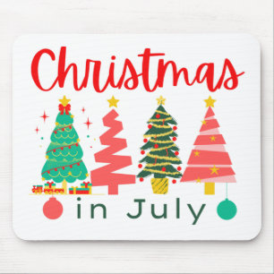 christmas in july mouse mat