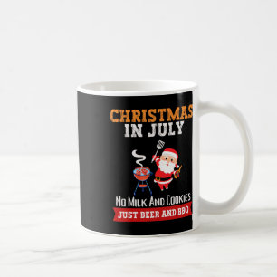 Christmas In July No Milk Just Beer Bbq Santa Wome Coffee Mug