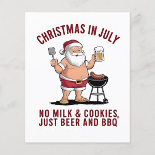 Christmas in July: No Milk, No Cookies, Just Beer Flyer