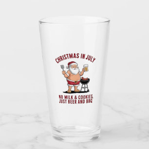 Christmas in July: No Milk, No Cookies, Just Beer Glass