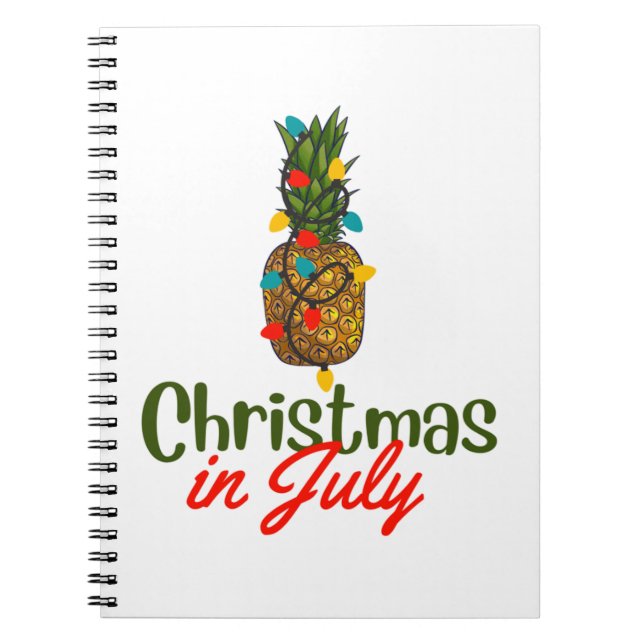 Christmas In July Notebook (Front)