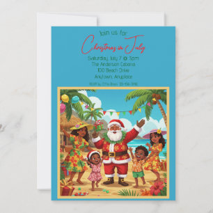 Christmas in July Party Invitation