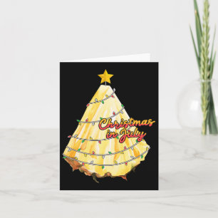 Christmas In July Pineapple Christmas Tree Summer Card