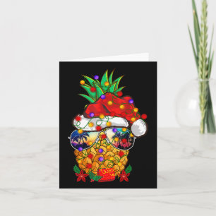 Christmas In July Pineapple Funny Merry Christmas Card