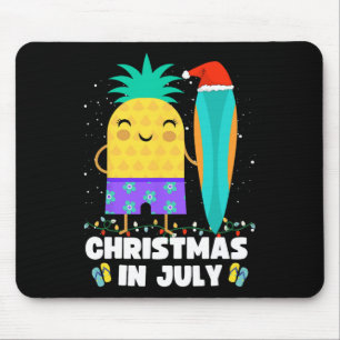 Christmas In July Pineapple Xmas In July Decoratio Mouse Mat
