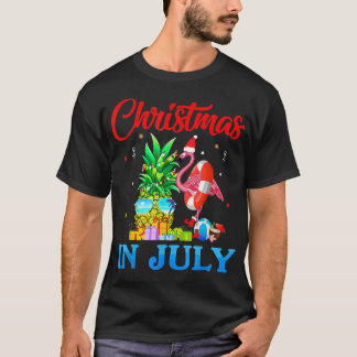 Christmas In July Pineapple Xmas Tree  T-Shirt