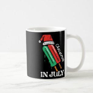 Christmas In July Popsicle Santa Xmas Summer Men W Coffee Mug