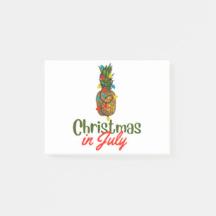 Christmas In July Post-it Notes