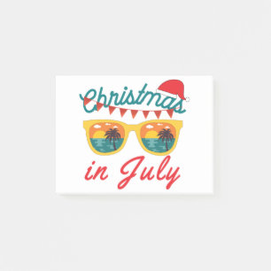 Christmas In July Post-it Notes