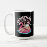 Christmas in July Santa Flamingo Funny Summer Xmas Coffee Mug<br><div class="desc">Celebrate Christmas in July with this hilarious Santa Flamingo summer shirt—perfect for men,  women,  and kids who love festive vibes all year long. A fantastic gift idea for vacation trips,  beach parties,  or tropical Xmas decorations that will make every flamingo and Christmas lover smile!</div>