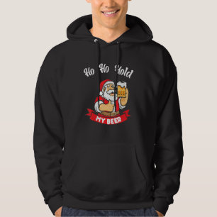 Christmas In July Santa Ho Ho Hold My Beer 1 Hoodie