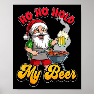 Christmas In July Santa Poster