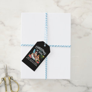 Christmas in July Santa Vacation Drink Gift Tags