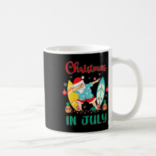 Christmas In July Shirt Funny Santa Summer Beach V Coffee Mug