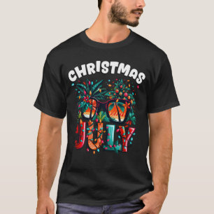 Christmas In July Shirt   Summer Beach Vacation