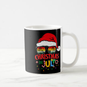 Christmas In July Shirts Men Women Kids Santa Hat  Coffee Mug