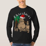 Christmas In July Snowman Sand Castle Palm Tree Sa T-Shirt<br><div class="desc">Christmas In July Snowman Sand Castle Palm Tree Santa</div>